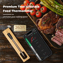 Termometr do gotowania i smażenia - WIFI z aplikacją do smażenia - Repeater zapewnia dużą odległość do telefonu komórkowego - Piekarnik, grill lub patelnia.