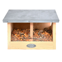 Karmnik dla wiewiórek - Podwójny domek do karmienia wiewiórek