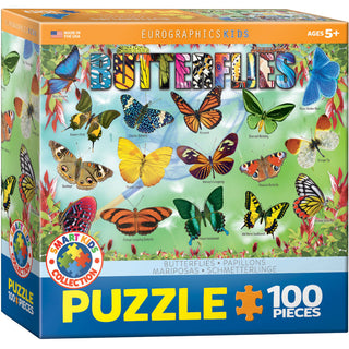 Puzzle - Motyle - 100 sztuk