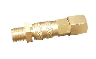 Quick coupling - Set with thread for gas! / 4 "