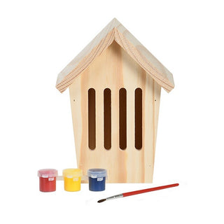 Butterfly house with painting set - Decorate your own butterfly house - Do it with the grandchildren set